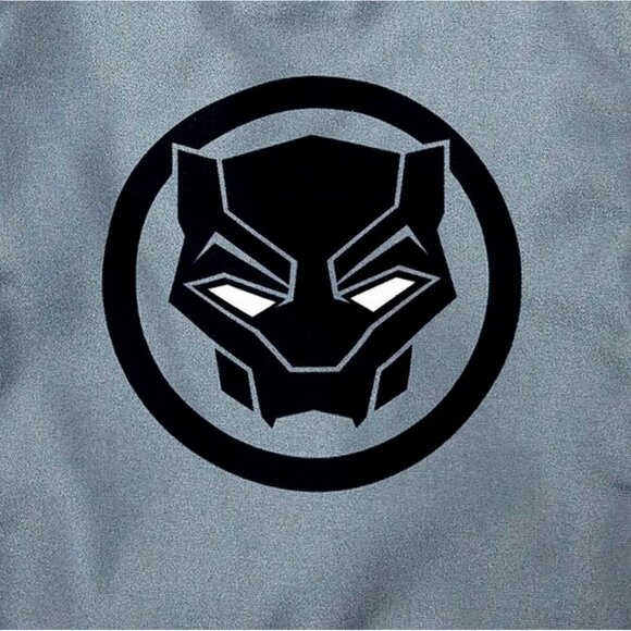 Marvel Comics Black Panther Logo Trick or Treat Canvas Shoulder Shopping Bag - Picture 4 of 5